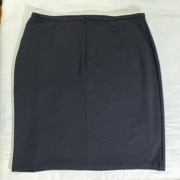 Worthington Black White Laser Cut Pencil Skirt Size 12 - Picture 5 of 8